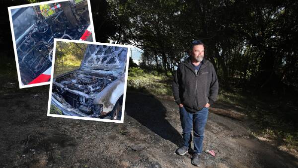 Shellharbour man heartened by support after car, fishing gear engulfed by flames