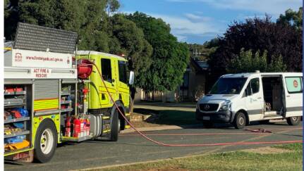 Road closed, Canberrans told to stay inside after gas leak caused by lightning thumbnail