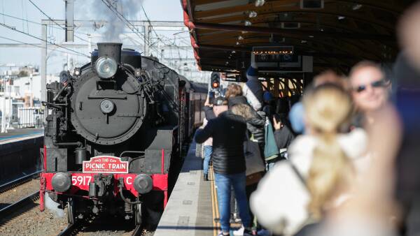All aboard: thousands ride the Wollongong picnic train
