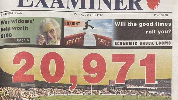 Times Past: Tasmania's dreams to bring AFL home a long, slow journey