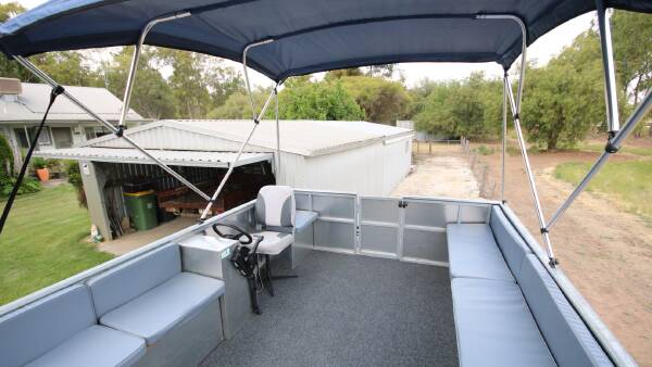 Party boat sweetener for Murray River home