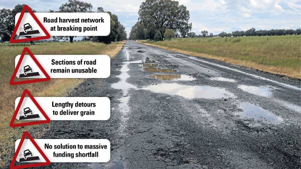 Road deterioration leaves death tracks