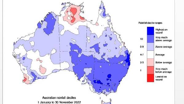 Rainfall records tumble throughout 2022