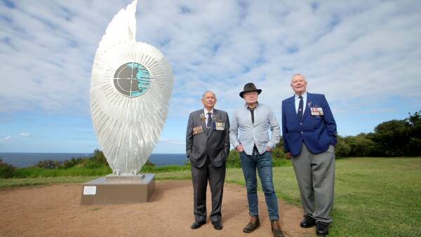 New sculpture at Port Kembla's historic military site unveiled