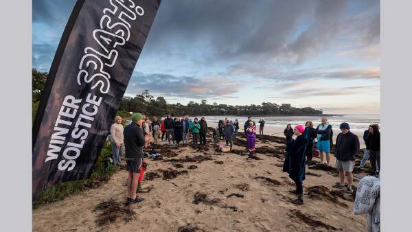 Braving the chilly Winter Solstice Swim: see the photos